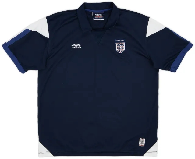2004-05 England Umbro Polo Shirt - 9/10 - (L)