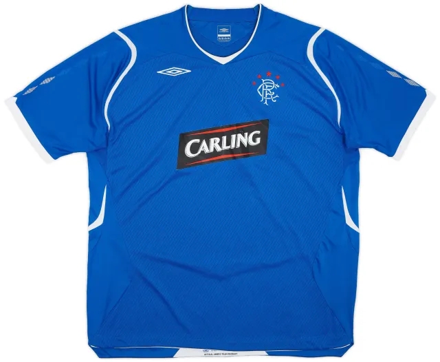 Umbro 2008-09 Rangers Home Shirt - 7/10 - (XXL)