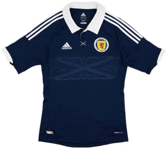 adidas 2011-13 Scotland Home Shirt - 9/10 - (S)
