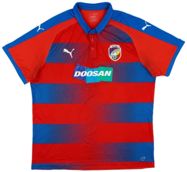 Puma 2018-19 Viktoria Plzen Home Shirt - 7/10 - (XXL)