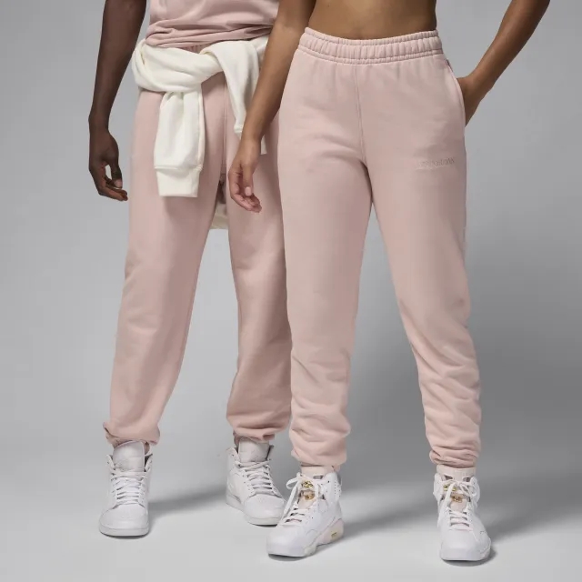 Nike Jordan Nike Air Jordan Wordmark Men's Fleece Trousers - Pink - Cotton