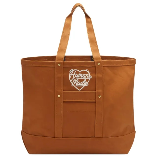 Human Made Men's Duck Canvas Tote Bag Brown