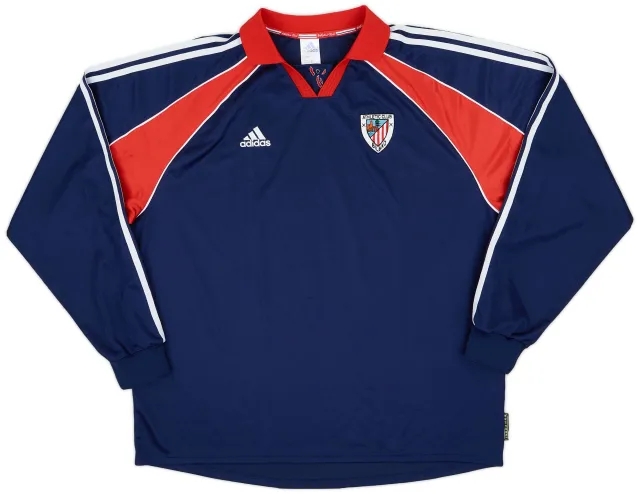 adidas 1999-01 Athletic Bilbao Player Issue Away L/S Shirt - 7/10 - (XXL)