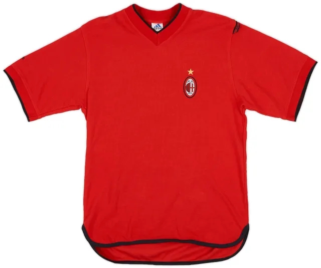 2001-02 AC Milan adidas Training Shirt - 7/10 - (S)