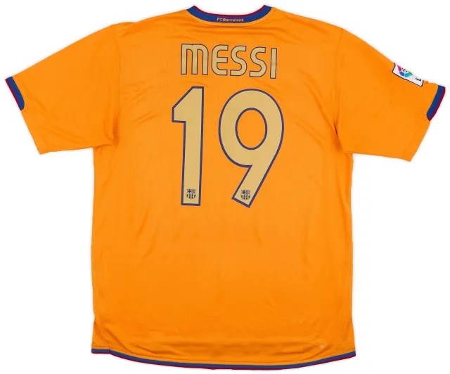 Nike 2006-08 Barcelona Away Shirt Messi #19 - 9/10 - (M)