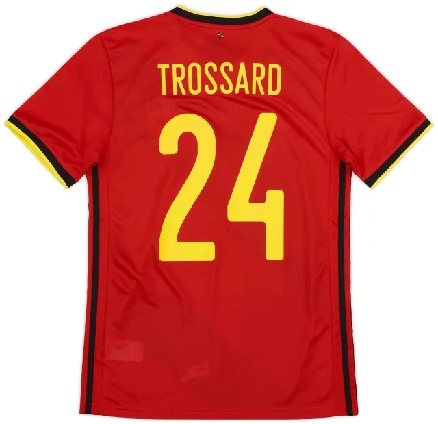 adidas 2020-21 Belgium Home Shirt Trossard #24 (S)