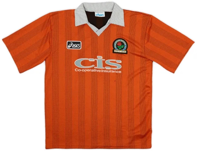Asics 1997-98 Blackburn Signed Away Shirt - 8/10 - (L)