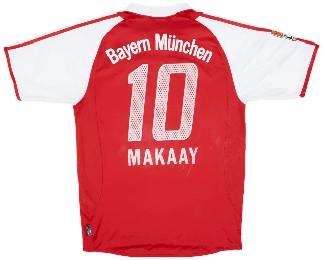 adidas 2003-04 Bayern Munich Home Shirt Makaay #10 - 4/10 - (S)