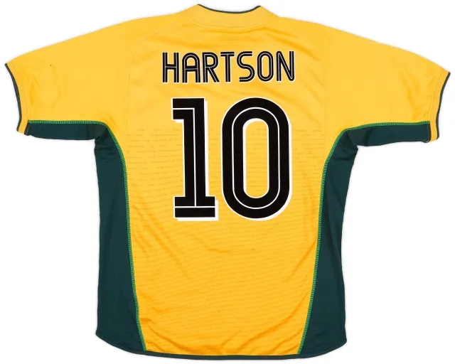 Umbro 2002-03 Celtic Away Shirt Hartson #10 - 6/10 - (M)