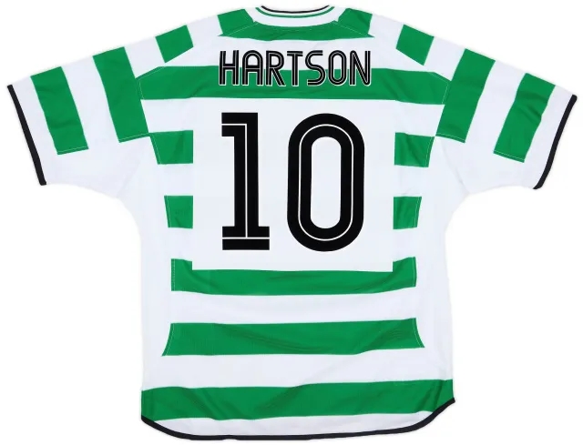 Umbro 2001-03 Celtic Home Shirt Hartson #10 (L)