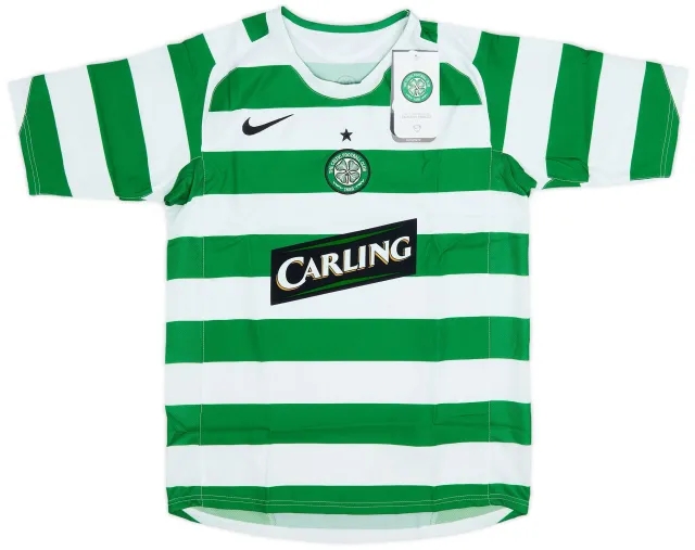 Nike 2005-07 Celtic Home Shirt (L.Boys)