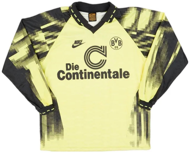 Nike 1992-93 Borussia Dortmund Home L/S Shirt - 8/10 - (L)