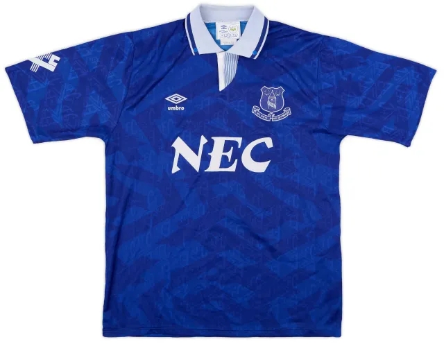 Umbro 1991-93 Everton Home Shirt - 6/10 - (XL)