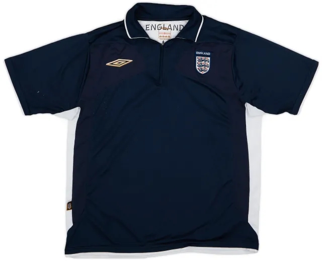 2007-08 England Umbro 1/4 Zip Training Shirt - 7/10 - (L)