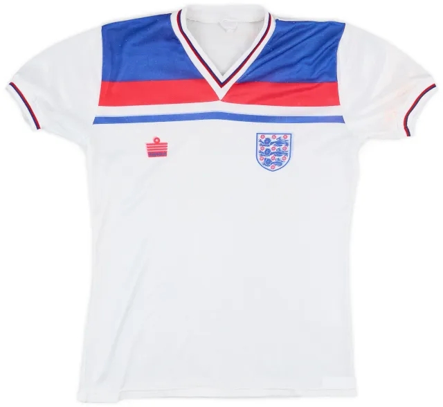 Admiral 1980-83 England Home Shirt - 7/10 - (S)