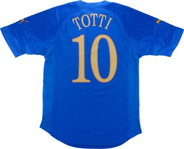 Puma 2004-06 Italy Home Shirt Totti #10 - 7/10 - (L)