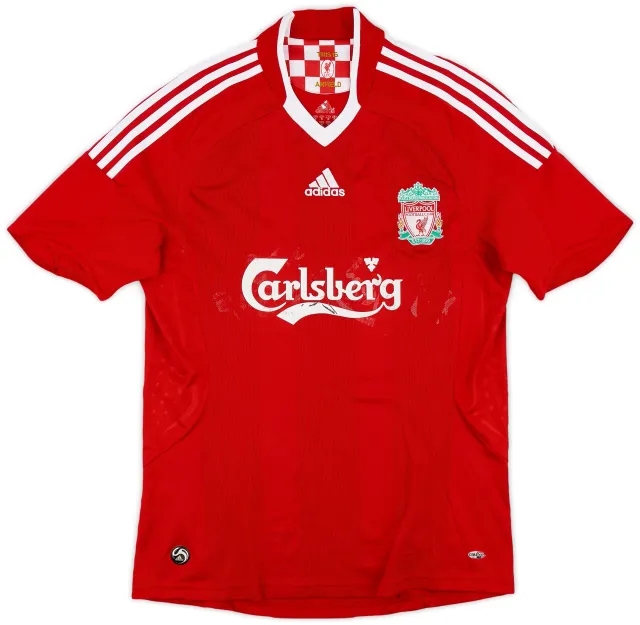 adidas 2008-10 Liverpool Home Shirt - 4/10 - (M)