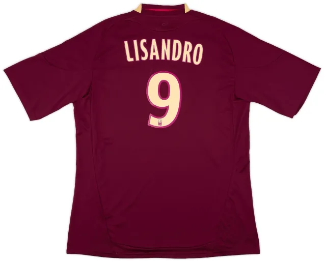 adidas 2010-11 Lyon Away Shirt Lisandro #9 (XXL)