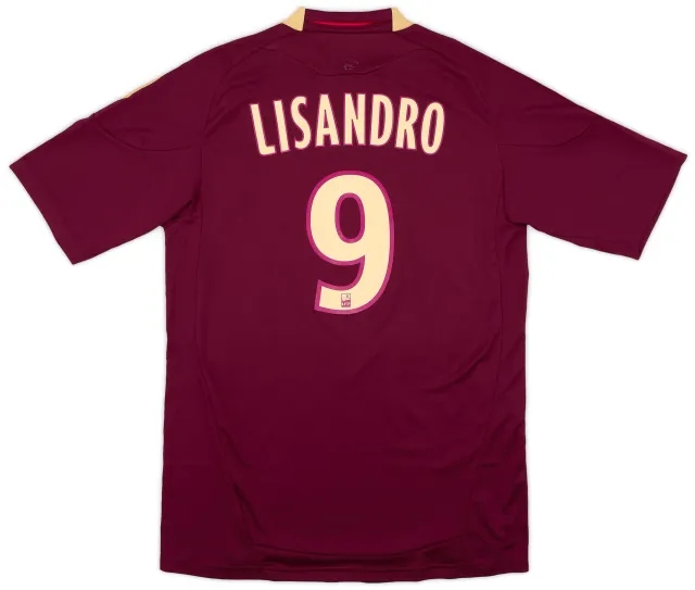 adidas 2010-11 Lyon Away Shirt Lisandro #9 (M)