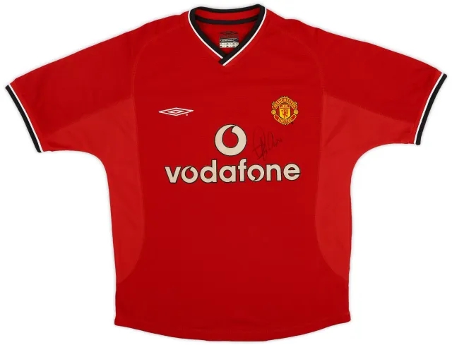 Umbro 2000-02 Manchester United Home Shirt - 8/10 - (Y)