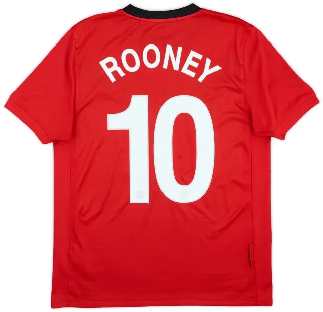 Nike 2009-10 Manchester United Home Shirt Rooney #10 - 5/10 - (M)