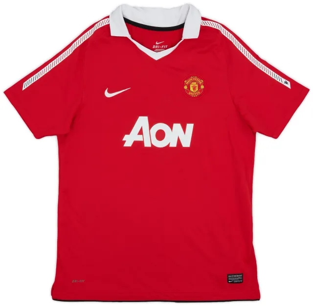 Nike 2010-11 Manchester United Home Shirt - 10/10 - (XL.Boys)