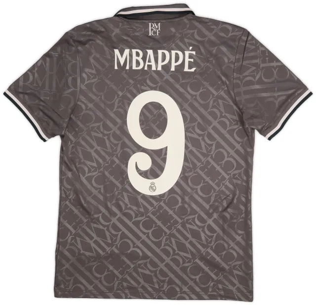 adidas 2024-25 Real Madrid Third Shirt Mbappe #9 (M)