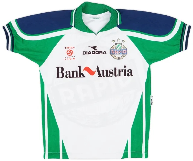 Diadora 1998-99 Rapid Vienna Home Shirt - 6/10 - (S)