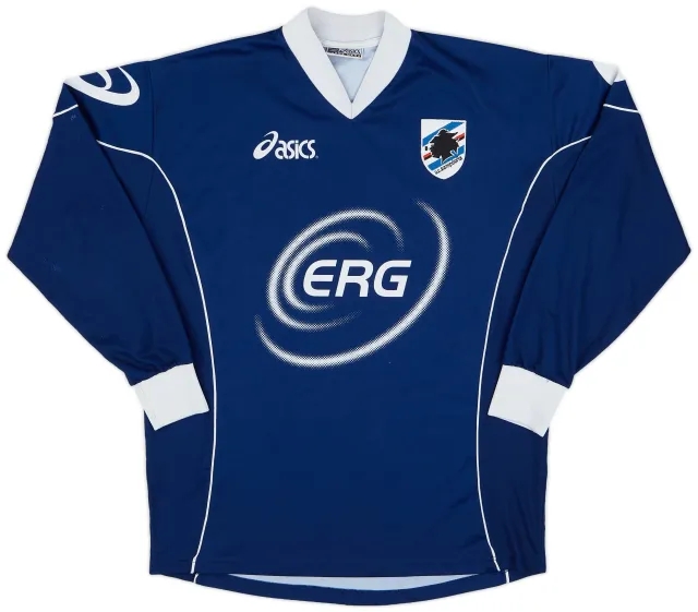 2003-04 Sampdoria Asics Training L/S Top - 7/10 - (L)