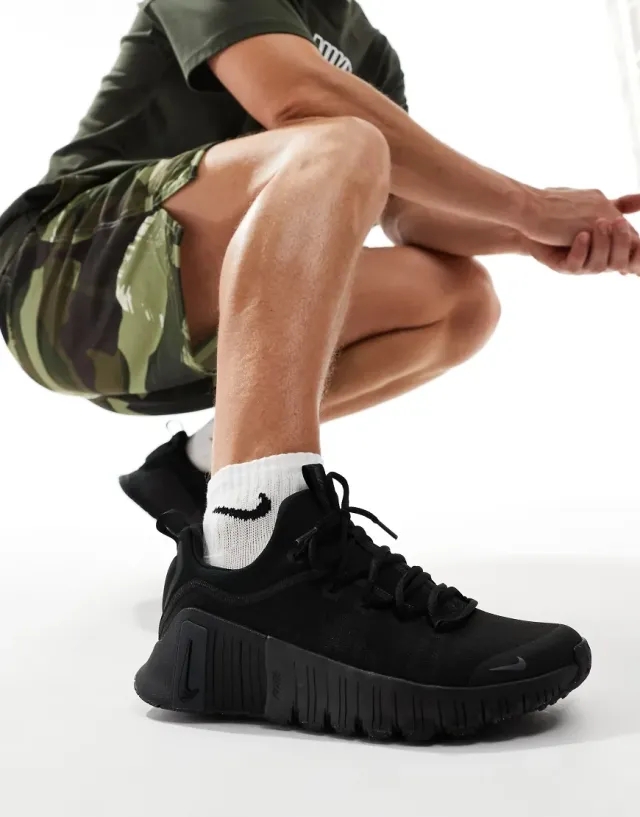 Nike Training Free Metcon 6 Trainers In Black