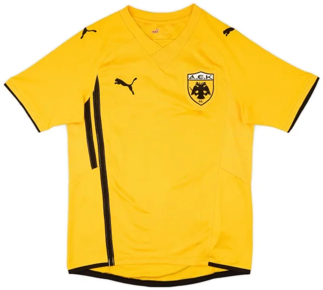 Puma 2010-11 AEK Athens Home Shirt - 8/10 - (S)