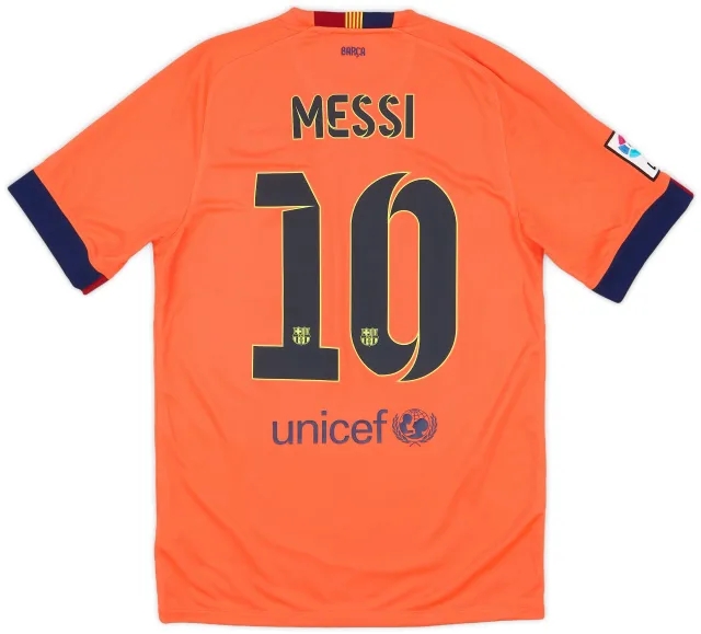 Nike 2014-15 Barcelona Away Shirt Messi #10 - 9/10 - (S)