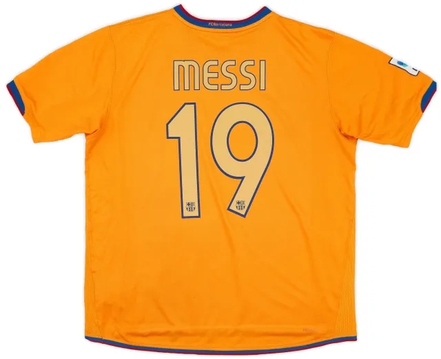Nike 2006-08 Barcelona Away Shirt Messi #19 - 6/10 - (L)
