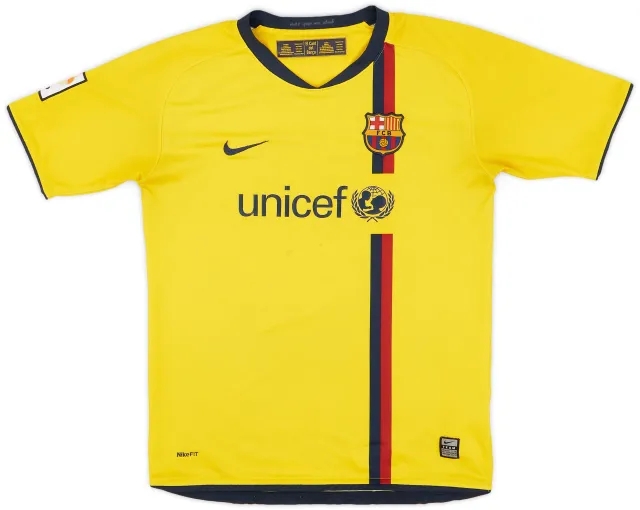Nike 2008-10 Barcelona Away Shirt - 5/10 - (XL.Boys)
