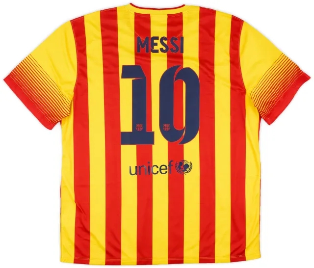 Nike 2013-15 Barcelona Away Shirt Messi #10 - 9/10 - (XXL)