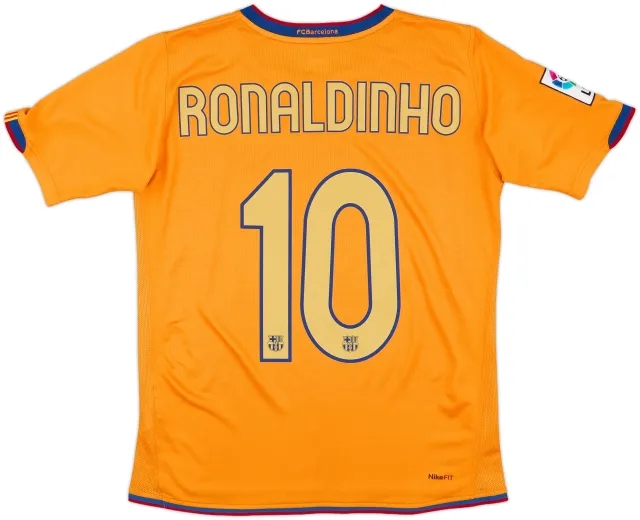 Nike 2006-08 Barcelona Basic Away Shirt - 7/10 - (S)