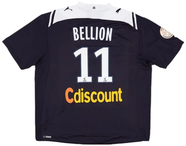 Puma 2009-10 Bordeaux Match Issue Home Shirt Bellion #11