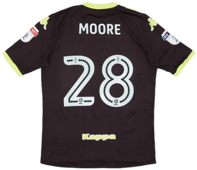 Kappa 2016-17 Bury Match Issue Away Shirt Moore #28