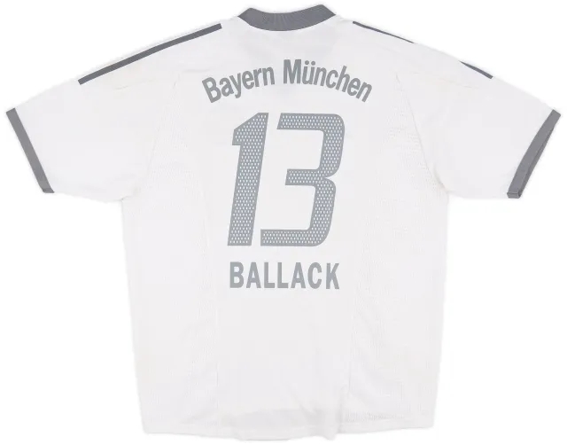 adidas 2002-03 Bayern Munich Away Shirt Ballack #13 - 7/10 - (XL)
