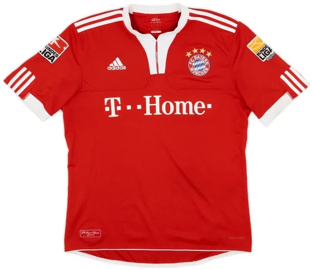 adidas 2009-10 Bayern Munich Home Shirt - 7/10 - (L)