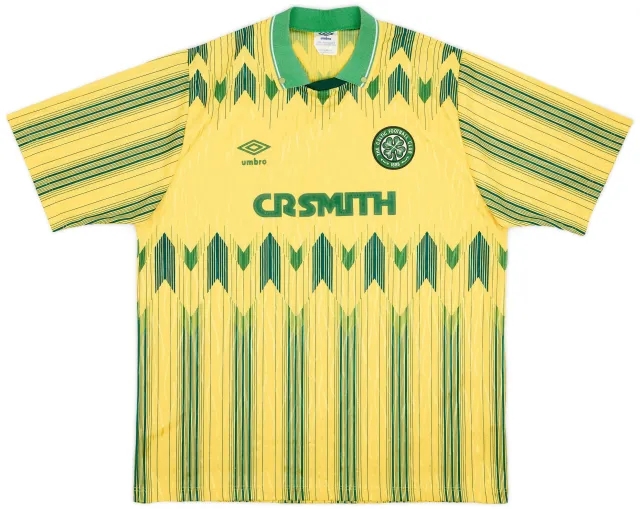 Umbro 1989-91 Celtic Away Shirt - 8/10 - (L)