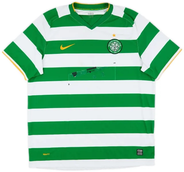 Nike 2008-10 Celtic Home Shirt - 4/10 - (XL)
