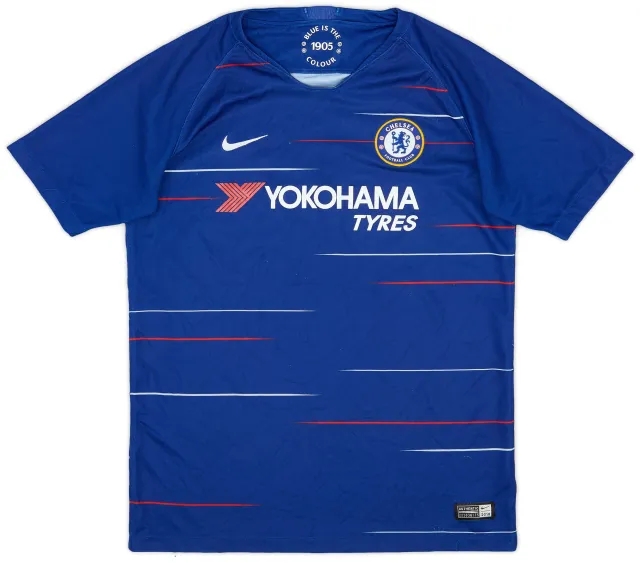 Nike 2018-19 Chelsea Home Shirt - 8/10 - (XL.Boys)