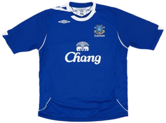 Umbro 2006-07 Everton Home Shirt - 8/10 - (XL)