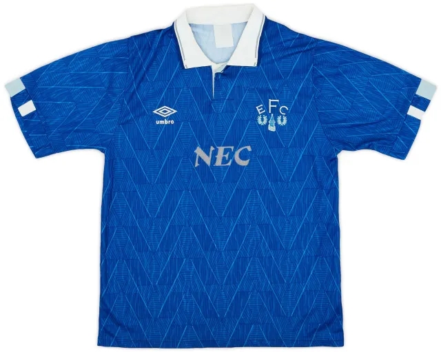 Umbro 1988-91 Everton Home Shirt - 6/10 - (M)