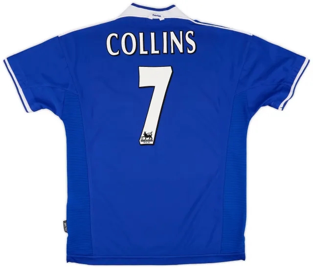 Umbro 1999-00 Everton Home Shirt Collins #7 - 8/10 - (XL)