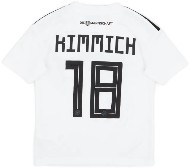 adidas 2018-19 Germany Home Shirt Kimmich #18 - 9/10 - (6-7 Years)