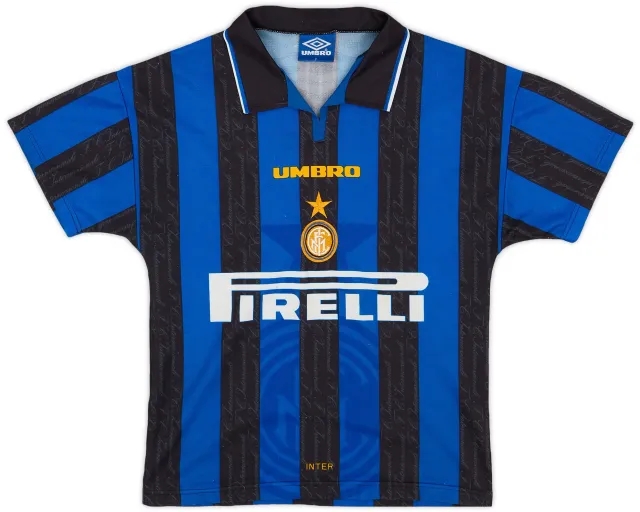 Umbro 1996-97 Inter Milan Home Shirt - 9/10 - (Y)