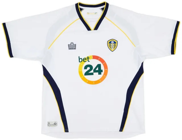 Admiral 2006-07 Leeds United Home Shirt - 8/10 - (XL)