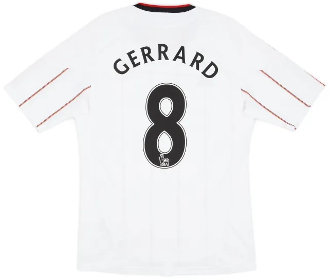 adidas 2010-11 Liverpool Away Shirt Gerrard #8 - 7/10 - (S)